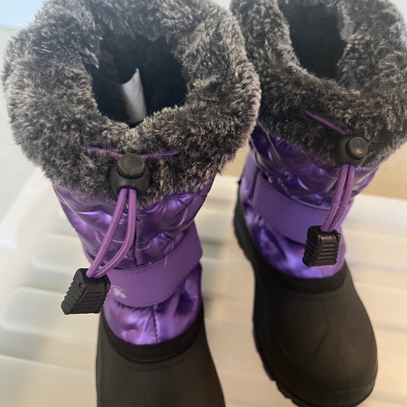 Kamik Penny Girls' Waterproof Snow Boots - Size 1 - Picture 3 of 9